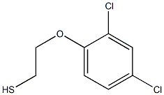 2,4-dichloro-1-(2-sulfanylethoxy)benzene Struktur