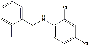 2,4-dichloro-N-[(2-methylphenyl)methyl]aniline Struktur