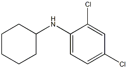 2,4-dichloro-N-cyclohexylaniline Struktur