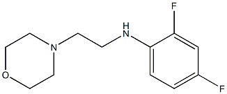 2,4-difluoro-N-[2-(morpholin-4-yl)ethyl]aniline Struktur