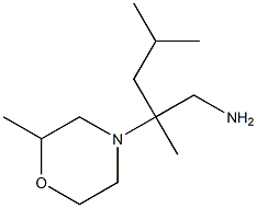 2,4-dimethyl-2-(2-methylmorpholin-4-yl)pentan-1-amine Struktur