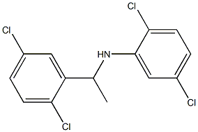 2,5-dichloro-N-[1-(2,5-dichlorophenyl)ethyl]aniline Struktur