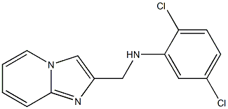 2,5-dichloro-N-{imidazo[1,2-a]pyridin-2-ylmethyl}aniline Struktur