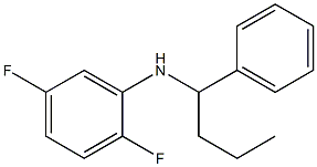 2,5-difluoro-N-(1-phenylbutyl)aniline Struktur