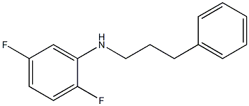 2,5-difluoro-N-(3-phenylpropyl)aniline Struktur