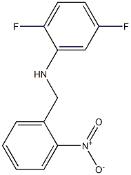 2,5-difluoro-N-[(2-nitrophenyl)methyl]aniline Struktur