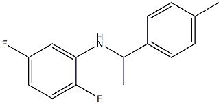 2,5-difluoro-N-[1-(4-methylphenyl)ethyl]aniline Struktur