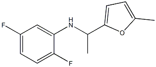 2,5-difluoro-N-[1-(5-methylfuran-2-yl)ethyl]aniline Struktur