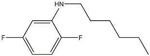 2,5-difluoro-N-hexylaniline Struktur