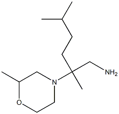 2,5-dimethyl-2-(2-methylmorpholin-4-yl)hexan-1-amine Struktur