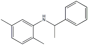 2,5-dimethyl-N-(1-phenylethyl)aniline Struktur