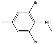 2,6-dibromo-N,4-dimethylaniline Struktur