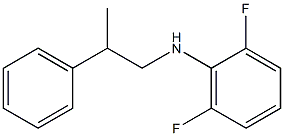 2,6-difluoro-N-(2-phenylpropyl)aniline Struktur