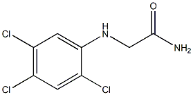 2-[(2,4,5-trichlorophenyl)amino]acetamide Struktur