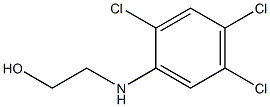 2-[(2,4,5-trichlorophenyl)amino]ethan-1-ol Struktur