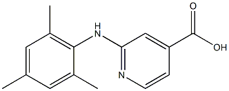 2-[(2,4,6-trimethylphenyl)amino]pyridine-4-carboxylic acid Struktur