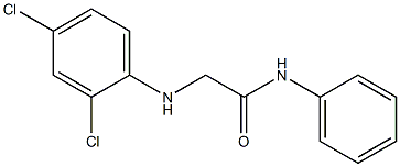 2-[(2,4-dichlorophenyl)amino]-N-phenylacetamide Struktur