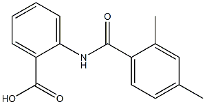 2-[(2,4-dimethylbenzoyl)amino]benzoic acid Struktur