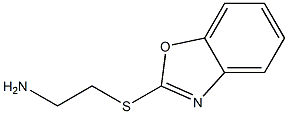 2-[(2-aminoethyl)sulfanyl]-1,3-benzoxazole Struktur