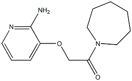 2-[(2-aminopyridin-3-yl)oxy]-1-(azepan-1-yl)ethan-1-one Struktur