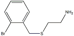 2-[(2-bromobenzyl)thio]ethanamine Struktur