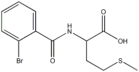 2-[(2-bromophenyl)formamido]-4-(methylsulfanyl)butanoic acid Struktur