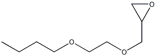 2-[(2-butoxyethoxy)methyl]oxirane Struktur