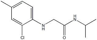 2-[(2-chloro-4-methylphenyl)amino]-N-(propan-2-yl)acetamide Struktur