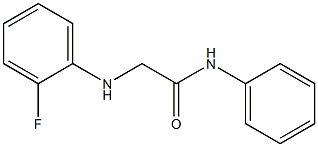 2-[(2-fluorophenyl)amino]-N-phenylacetamide Struktur