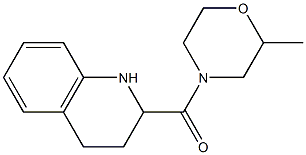 2-[(2-methylmorpholin-4-yl)carbonyl]-1,2,3,4-tetrahydroquinoline Structure