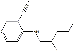 2-[(2-methylpentyl)amino]benzonitrile Struktur