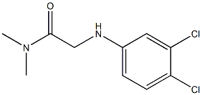 2-[(3,4-dichlorophenyl)amino]-N,N-dimethylacetamide Struktur