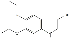 2-[(3,4-diethoxyphenyl)amino]ethan-1-ol Struktur