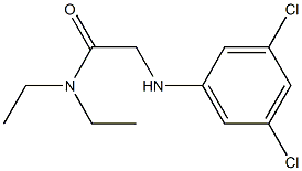 2-[(3,5-dichlorophenyl)amino]-N,N-diethylacetamide Struktur