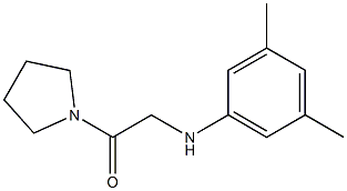 2-[(3,5-dimethylphenyl)amino]-1-(pyrrolidin-1-yl)ethan-1-one Struktur