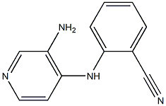 2-[(3-aminopyridin-4-yl)amino]benzonitrile Struktur