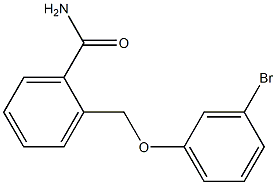 2-[(3-bromophenoxy)methyl]benzamide Struktur