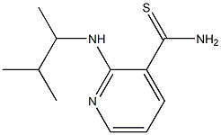 2-[(3-methylbutan-2-yl)amino]pyridine-3-carbothioamide Struktur