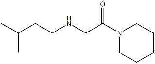 2-[(3-methylbutyl)amino]-1-(piperidin-1-yl)ethan-1-one Struktur