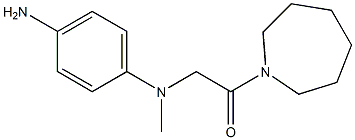 2-[(4-aminophenyl)(methyl)amino]-1-(azepan-1-yl)ethan-1-one Struktur