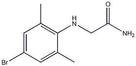 2-[(4-bromo-2,6-dimethylphenyl)amino]acetamide Struktur