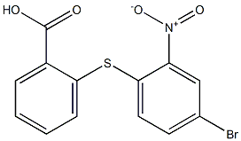 2-[(4-bromo-2-nitrophenyl)sulfanyl]benzoic acid Struktur