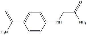 2-[(4-carbamothioylphenyl)amino]acetamide Struktur