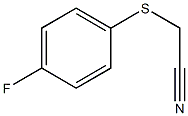 2-[(4-fluorophenyl)sulfanyl]acetonitrile Struktur