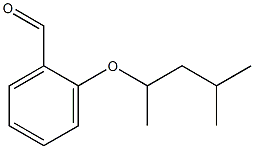 2-[(4-methylpentan-2-yl)oxy]benzaldehyde Struktur