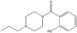 2-[(4-propylpiperazin-1-yl)carbonyl]phenol Struktur