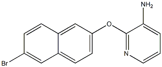 2-[(6-bromonaphthalen-2-yl)oxy]pyridin-3-amine Struktur