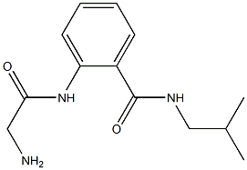 2-[(aminoacetyl)amino]-N-isobutylbenzamide Struktur