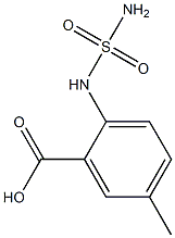 2-[(aminosulfonyl)amino]-5-methylbenzoic acid Struktur