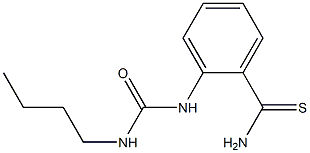 2-[(butylcarbamoyl)amino]benzene-1-carbothioamide Struktur